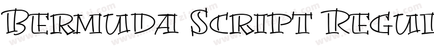 Bermuda Script Regular字体转换